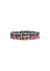 CC CHAIN TWO TONE BRACELET