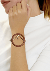 LEATHER F IS FENDI BRACELET