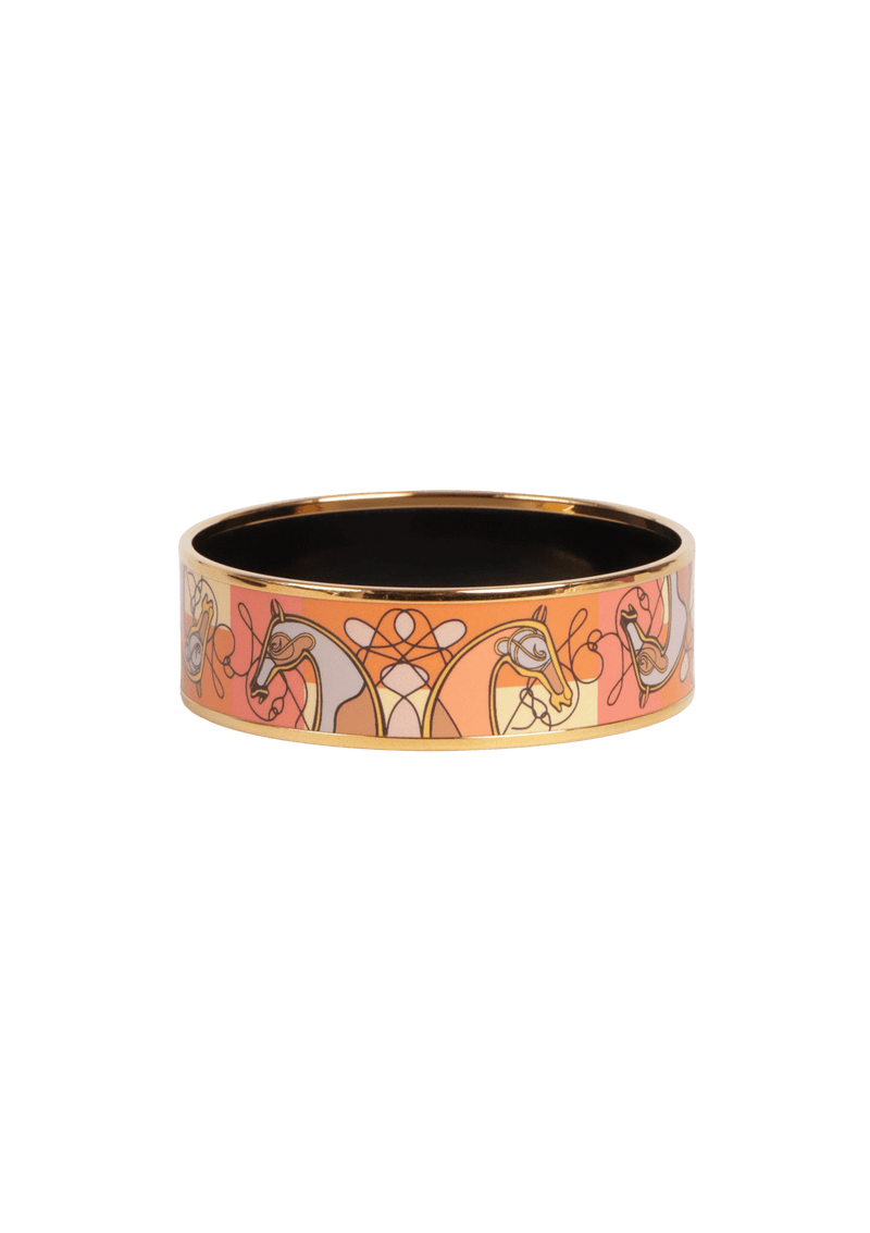 ENAMEL BANGLE BRACELET