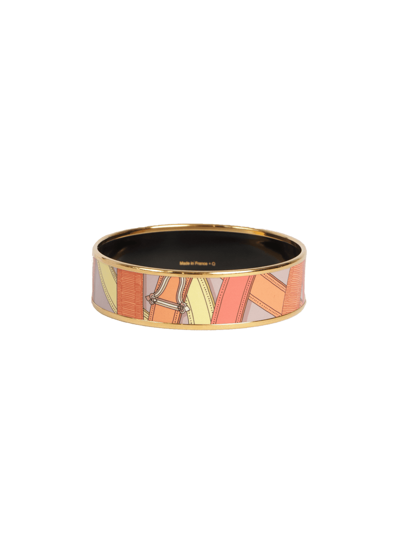 ENAMEL BANGLE BRACELET