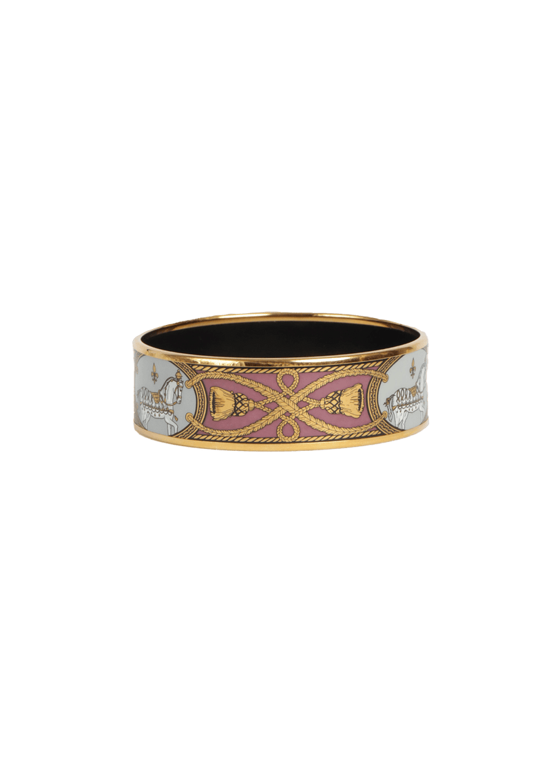 'GRAND APPARAT' ENAMEL BANGLE BRACELET