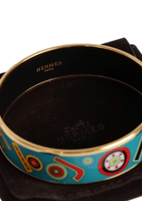 ENAMEL BANGLE BRACELET