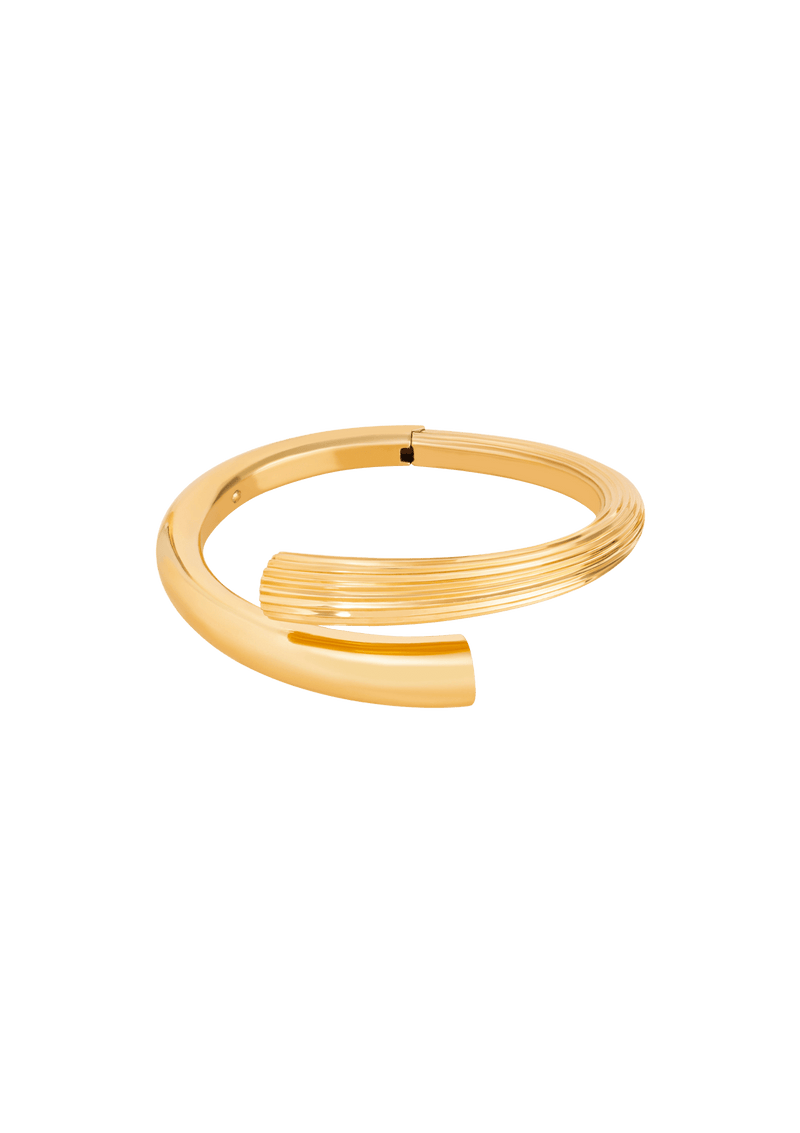 PULSEIRA ELOS EM PRATA 950 COM BANHO DE OURO AMARELO