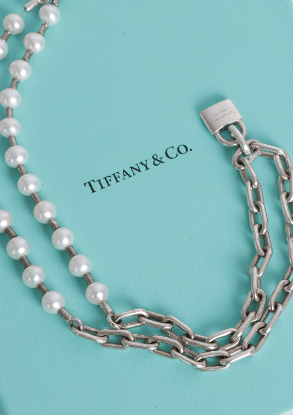 PULSEIRA TIFFANY & CO. PEARL LOCK BRACELET PRATA ORIGINAL – Gringa