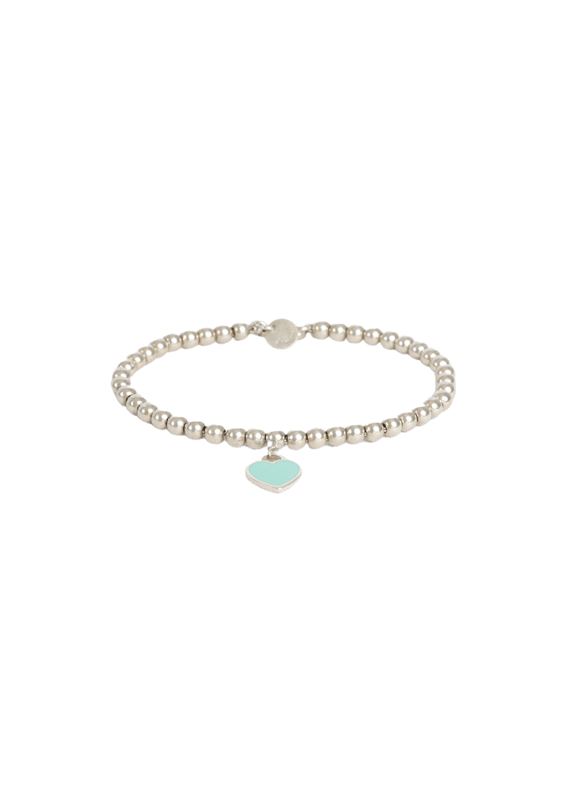 "RETURN TO TIFFANY" HEART TAG BEAD BRACELET