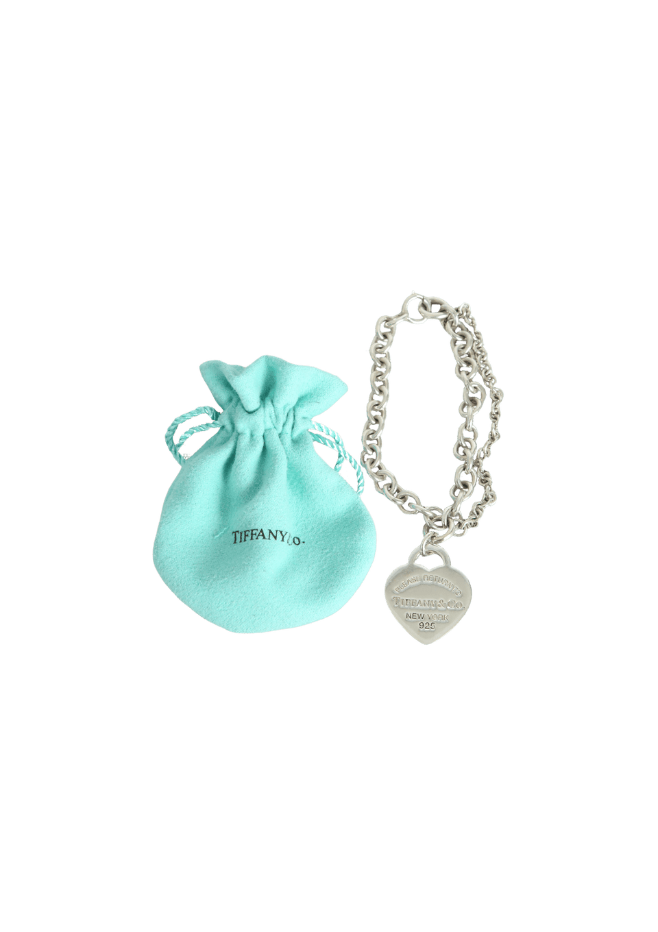 PULSEIRA TIFFANY & CO. RETURN TO TIFFANY DOUBLE CHAIN HEART