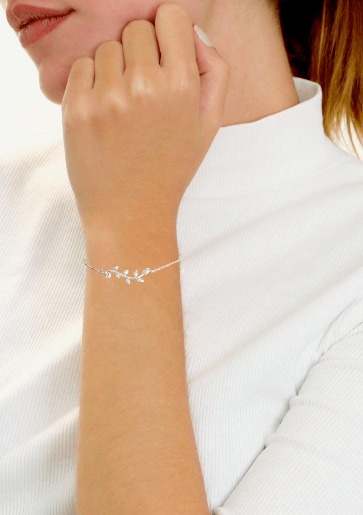 Olive leaf vine bracelet on sale