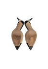 CAP TOE CC PEARL MULES 36