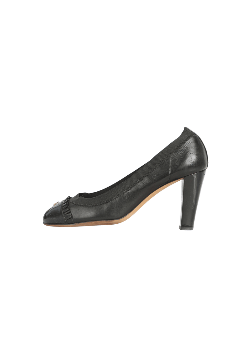 ELASTIC CAP TOE PUMPS 35