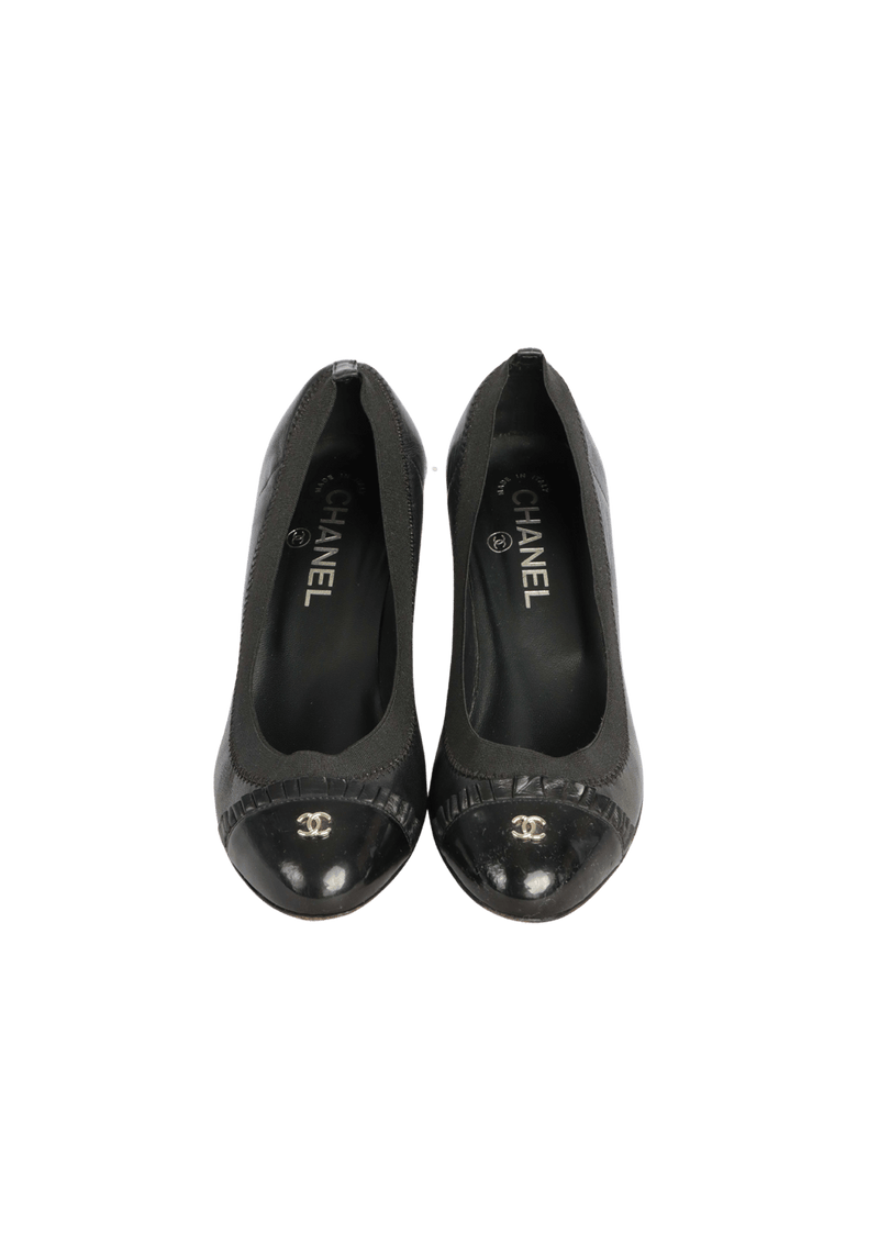 ELASTIC CAP TOE PUMPS 35