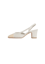 INTERLOCKING CC LOGO SLINGBACK 34