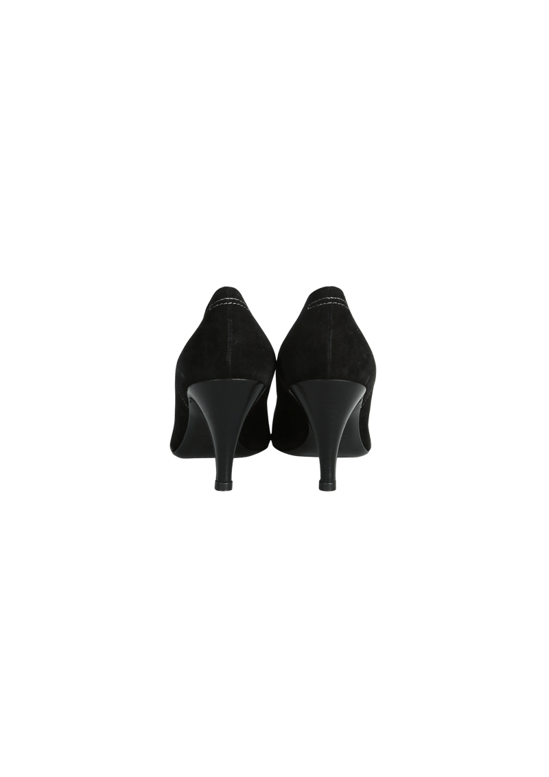 SUEDE CC PUMPS 39