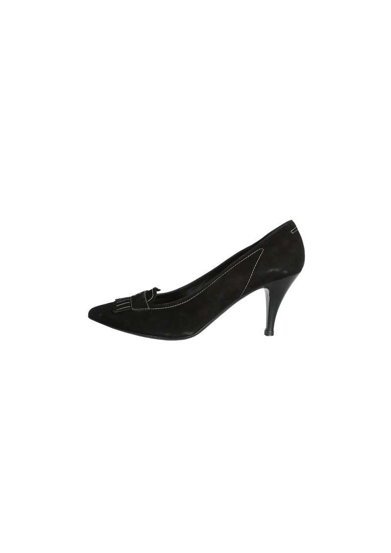 SUEDE CC PUMPS 39