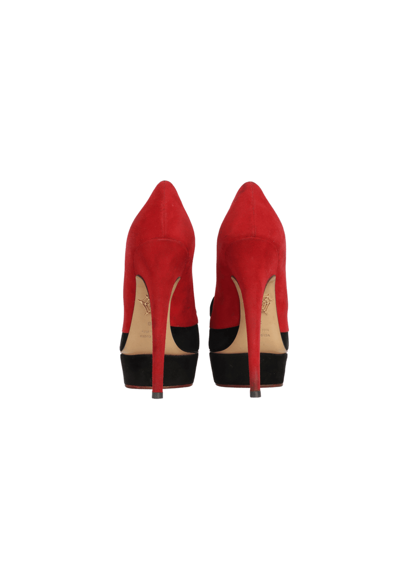 SUEDE PUMPS 36