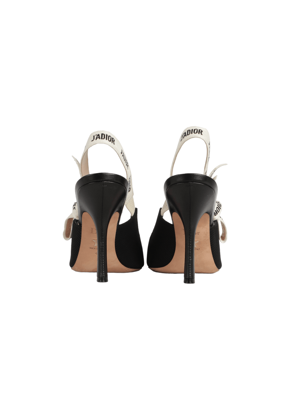 PUMPS CHRISTIAN DIOR J'ADIOR SLINGBACK 39 PRETO ORIGINAL – Gringa