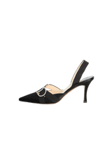 VINTAGE SATIN PUMPS 39.5