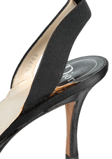 VINTAGE SATIN PUMPS 39.5