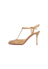 DITASSIMA T-STRAP 80 PATENT PUMPS 35