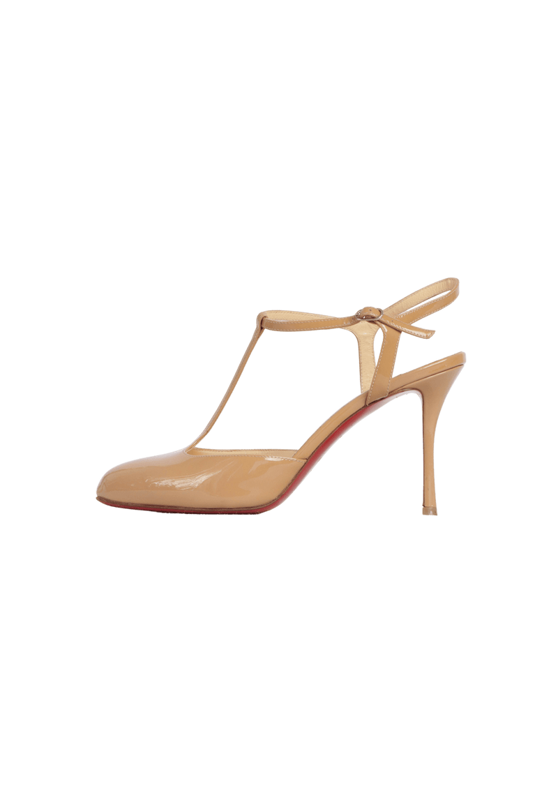 DITASSIMA T-STRAP 80 PATENT PUMPS 35