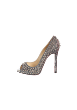 FLO SPIKES 120 STUDDED ACCENTS PUMPS 34.5