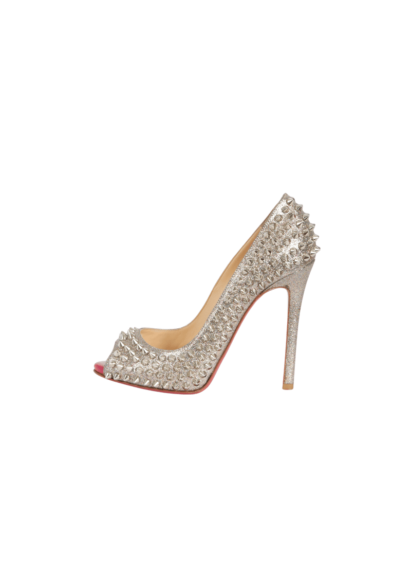 FLO SPIKES 120 STUDDED ACCENTS PUMPS 33.5