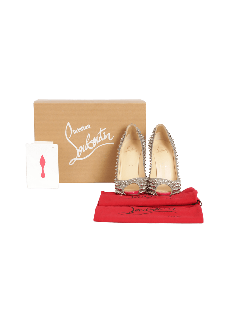 FLO SPIKES 120 STUDDED ACCENTS PUMPS 33.5