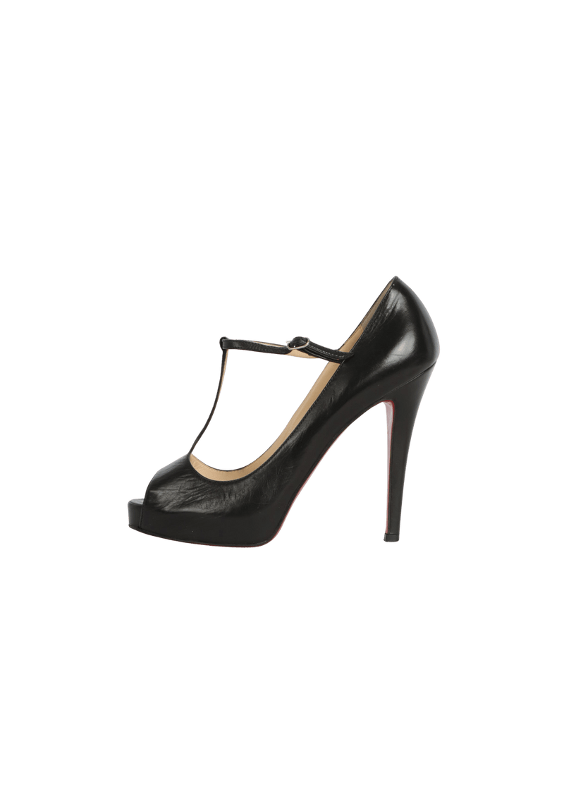 LEATHER BURLINA 120 PUMPS 35.5