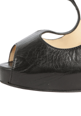 LEATHER BURLINA 120 PUMPS 35.5