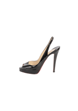 NO PRIVE SLINGBACK PEEP TOE 37