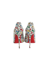 PRINTED HOT CHICK PUMPS 37