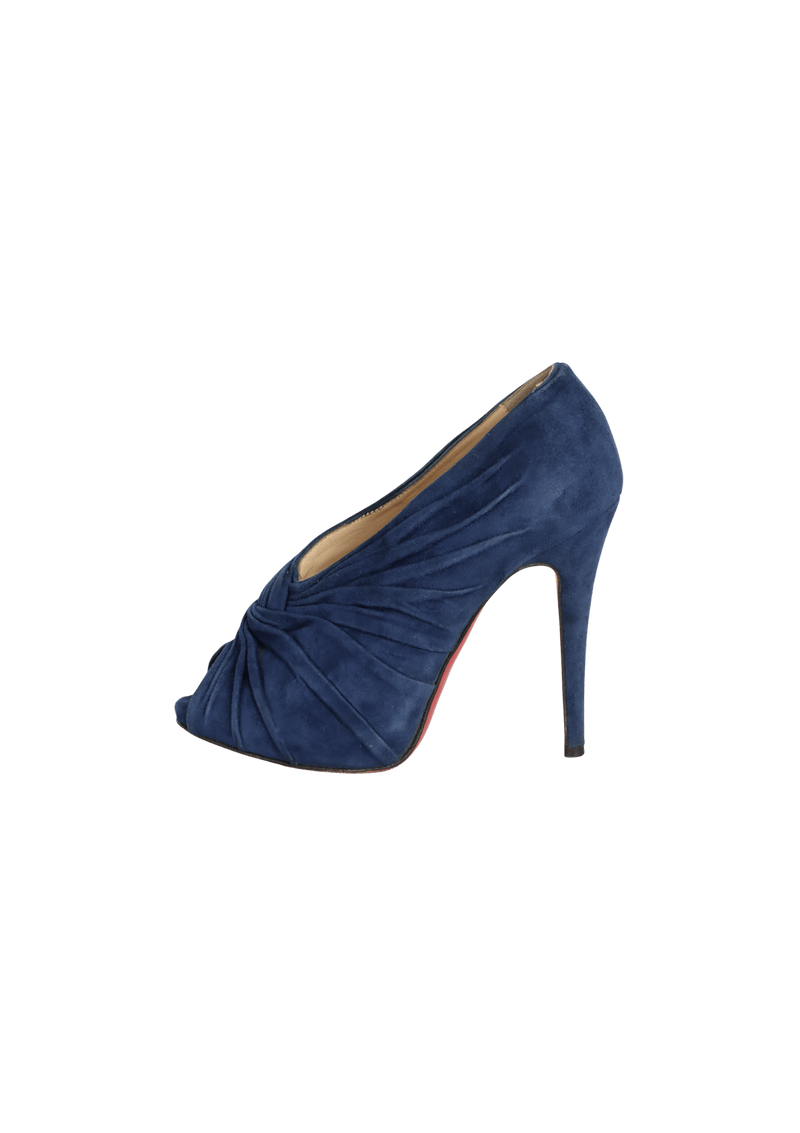 SUEDE PEEP TOE 34