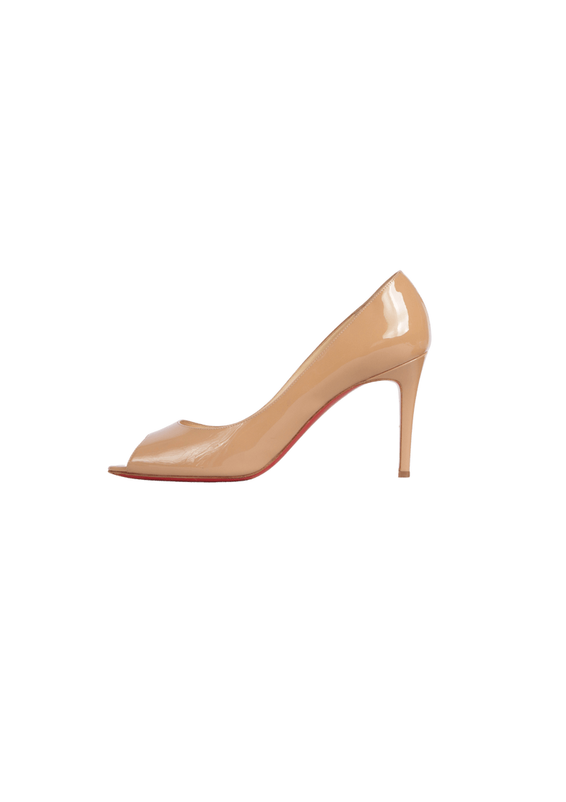 YOU YOU 90 PATENT CALF PUMPS 38.5