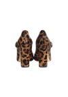 ANIMAL PRINT MARY JANE PUMPS 37