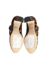 ANIMAL PRINT MARY JANE PUMPS 37