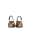 LEOPARD CRYSTALS SLINGBACK PUMPS 35.5