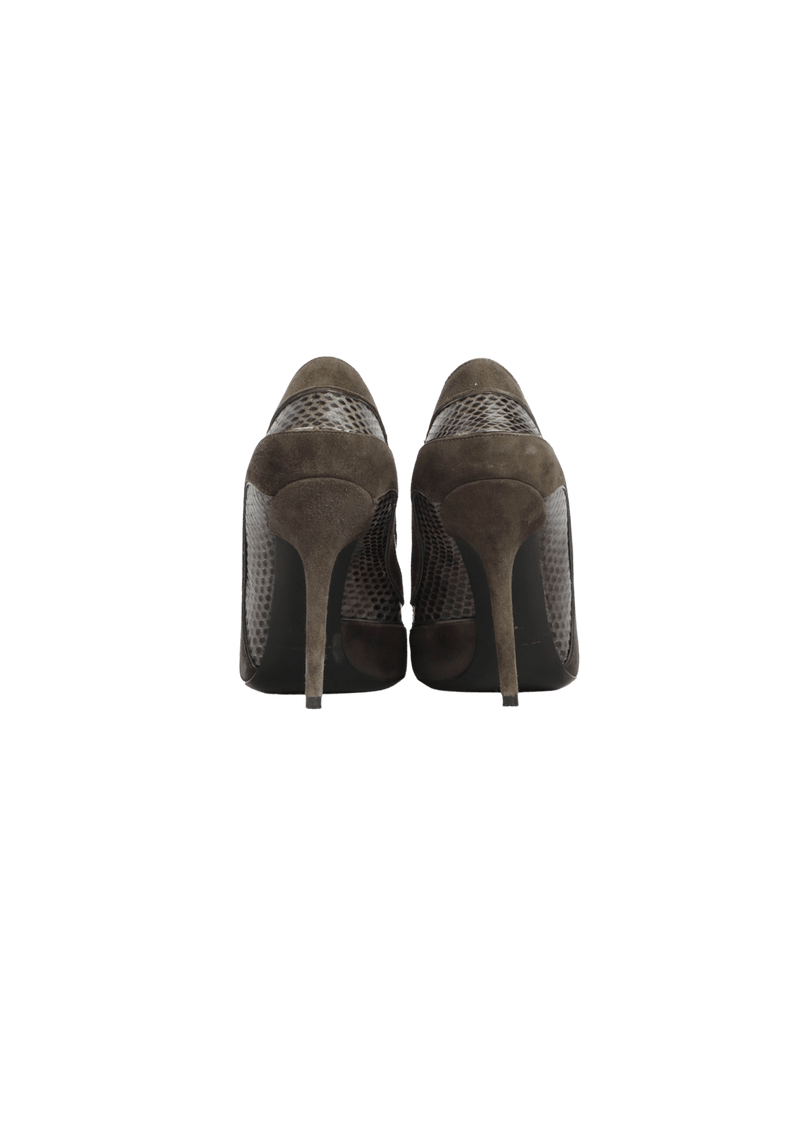 SUEDE PUMPS 36.5