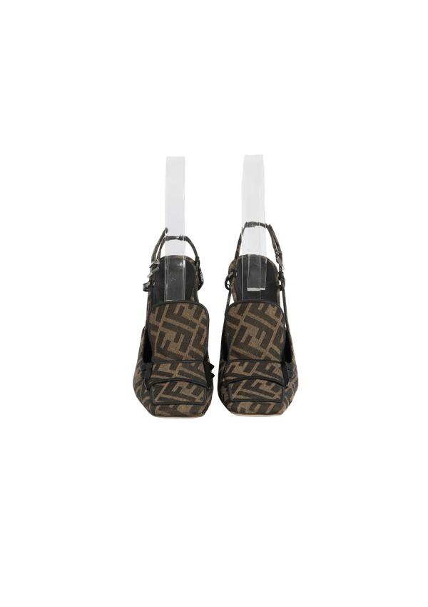 FFREEDOM ZUCCA SLINGBACK PUMPS 37,5