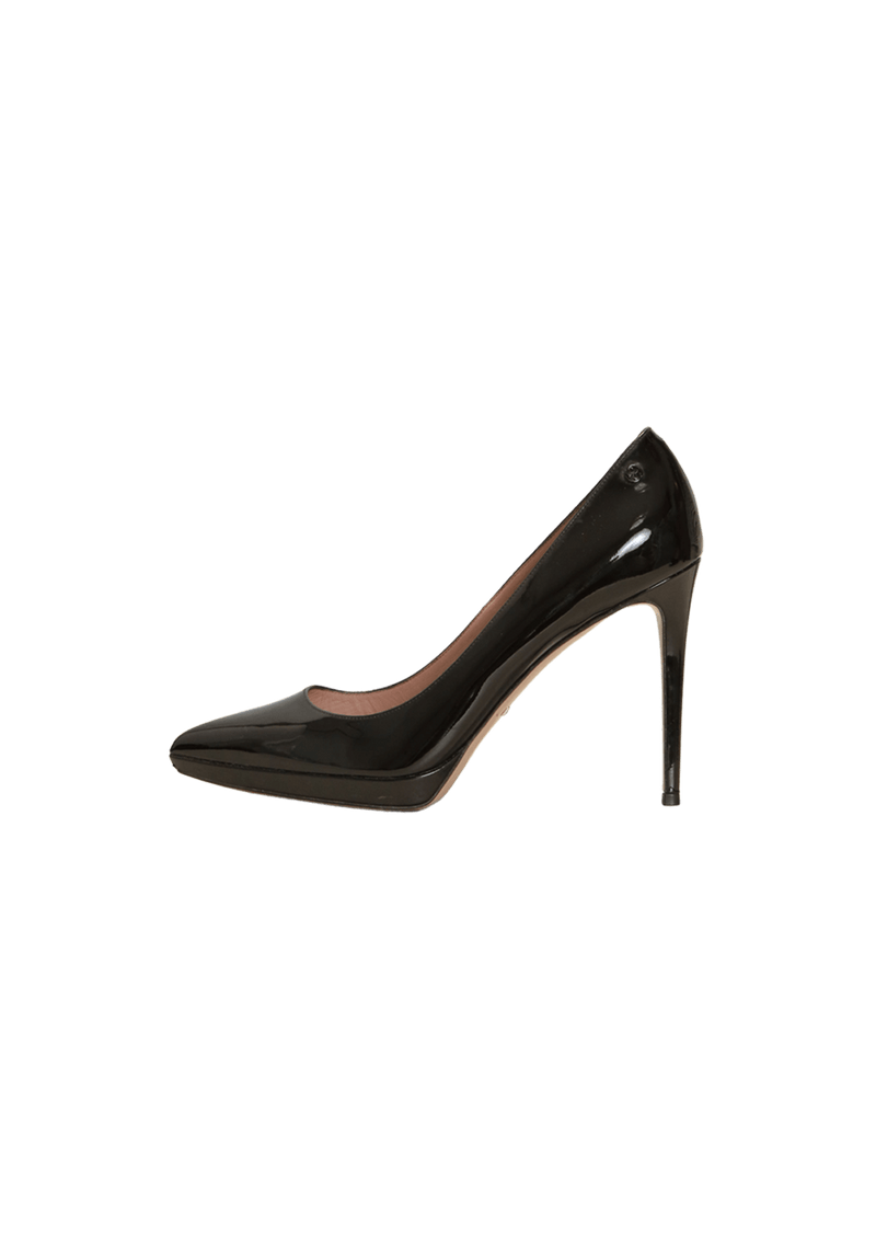 PATENT LEATHER PUMPS 40