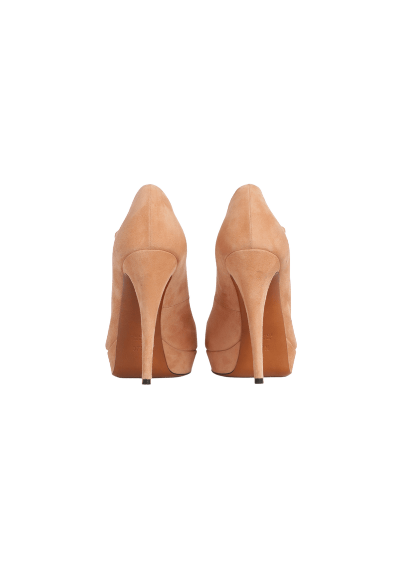 SUEDE PUMPS 36.5