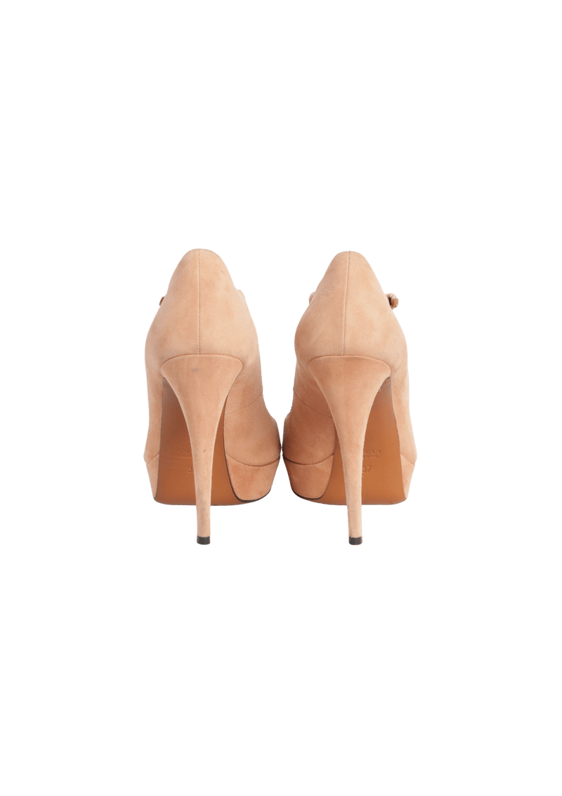 SUEDE PUMPS 36