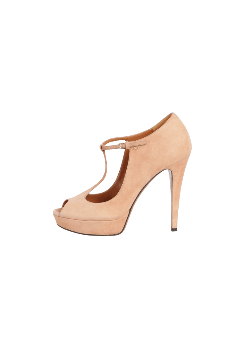 SUEDE PUMPS 36