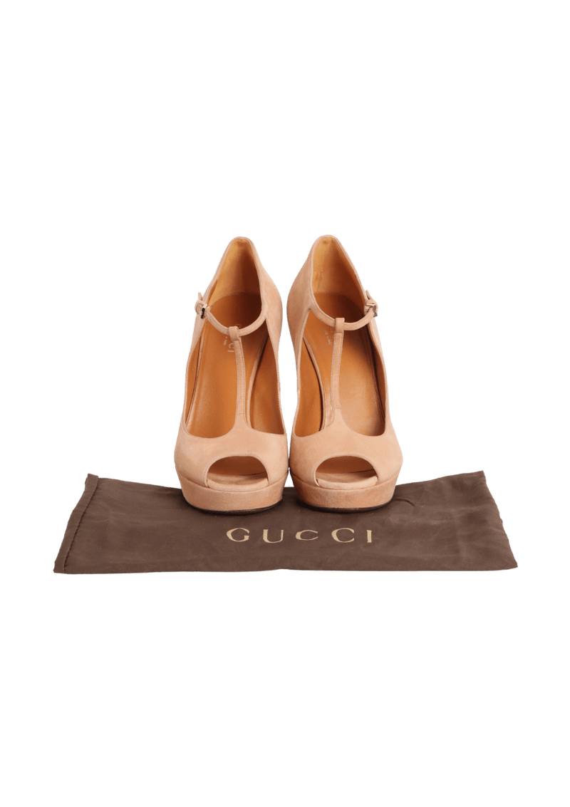 SUEDE PUMPS 36