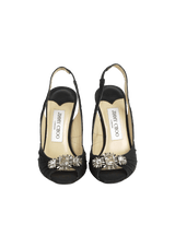 CRYSTAL SLINGBACK PUMPS 32