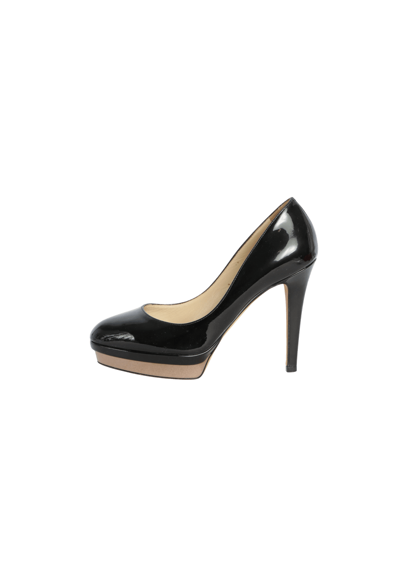 PATENT LEATHER PUMPS 35.5