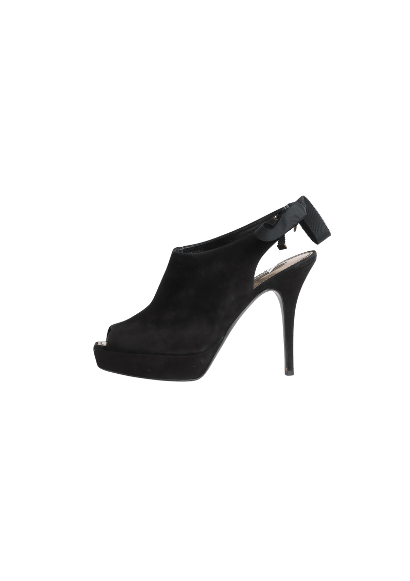 SUEDE PUMPS 38