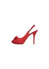SUEDE SLINGBACK PUMPS 38