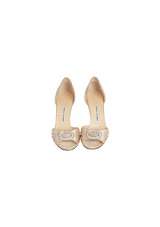 CRYSTAL SATIN PUMPS 38.5