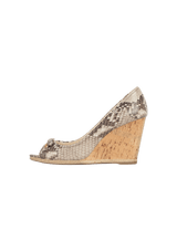 SNAKESKIN PUMPS 37.5