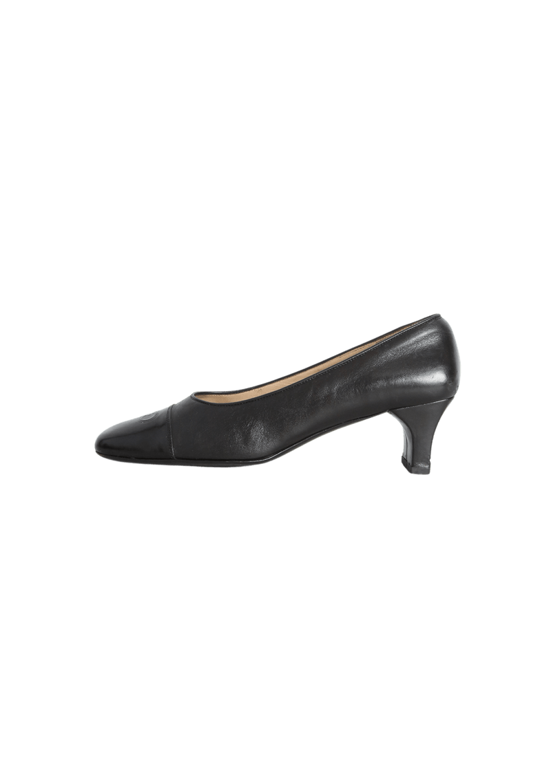 GANCIO LEATHER PUMPS 37.5