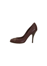 LEATHER PUMPS 38